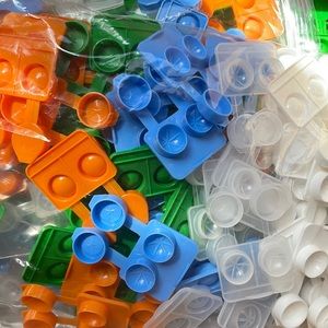 New! Eye clinic contact lens cases flat pack. Bags of 50.